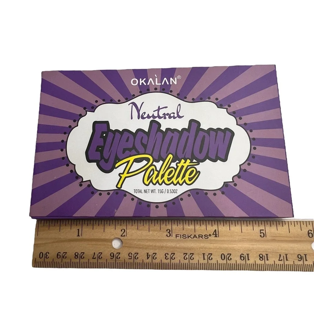 OKALAN Neutral Eyeshadow Palette 15 Colors Makeup Cosmetic Eye Shadow 0.53‎ oz